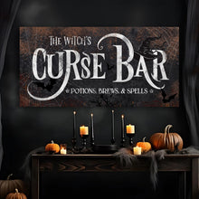 Load image into Gallery viewer, The Witch's Curse Bar Halloween Sign III