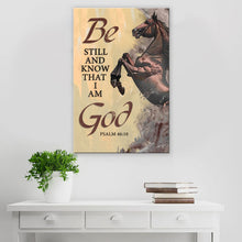 Load image into Gallery viewer, Be Still And Know That I Am God Psalm 46:10 Faith Sign V