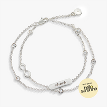 Load image into Gallery viewer, Mom Infinity Chain Double Strand Bracelet