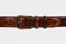 Load image into Gallery viewer, The Monaco Brown Leather Belt