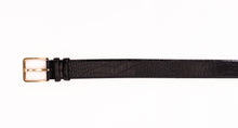 Load image into Gallery viewer, The Monaco Black Leather Belt
