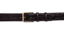 Load image into Gallery viewer, The Monaco Black Leather Belt