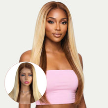 Load image into Gallery viewer, Monique Glueless 5x5 HD Lace Professionally Colored 100% Human Hair Closure Wig