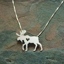 Load image into Gallery viewer, Moose Love Necklace