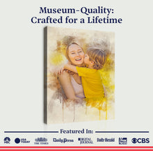 Load image into Gallery viewer, Mother's Day Watercolor Sign Mother and Child