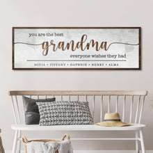 Load image into Gallery viewer, Personalized Mothers Day Gift for Grandma Sign II