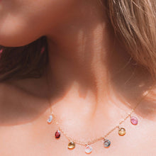 Load image into Gallery viewer, Rainbow Sparkler Necklace - Gold