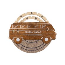 Load image into Gallery viewer, Travel Tracker 3D Wooden USA Map