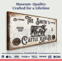 Load image into Gallery viewer, Branded Cattle Ranch Sign IV