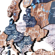 Load image into Gallery viewer, 3D Wooden World Map Mystery