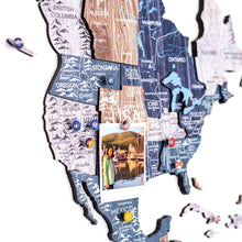 Load image into Gallery viewer, 3D Wooden World Map Mystery