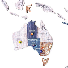 Load image into Gallery viewer, 3D Wooden World Map Mystery