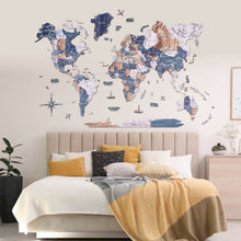 Load image into Gallery viewer, 3D Wooden World Map Mystery