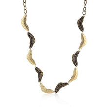 Load image into Gallery viewer, Vintage Leaf Two-tone Finish Necklace