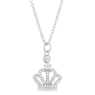 Tabitha 0.5 ct Crown Pendant