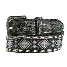 Load image into Gallery viewer, Nocona Midnight Cross Bead - Men's Belt