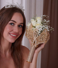 Load image into Gallery viewer, Gold Bouquet Holder, Gold Wedding Bouquet