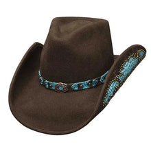 Load image into Gallery viewer, Bullhide Natural Beauty - Shapeable Wool Felt Cowgirl Hat