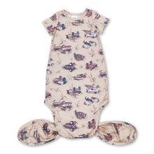 Load image into Gallery viewer, Short sleeves duck baby kids gown