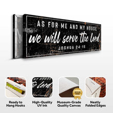 Load image into Gallery viewer, Joshua 24:15 - We Will Serve The Lord Sign VI