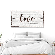 Load image into Gallery viewer, 1 Corinthians 13 - Love Sign