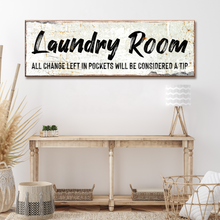 Load image into Gallery viewer, Laundry Room Sign II