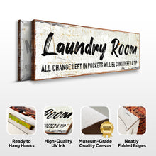 Load image into Gallery viewer, Laundry Room Sign II