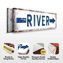 Load image into Gallery viewer, River Arrow Sign