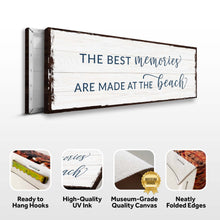 Load image into Gallery viewer, Best Memories At The Beach Sign