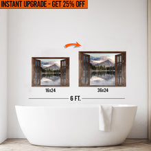Load image into Gallery viewer, Upgrade Your 24x16 Inches 'Calming Lake Scenery' Canvas To 36x24 Inches