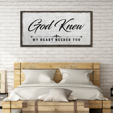 Load image into Gallery viewer, God Knew Sign