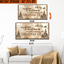 Load image into Gallery viewer, Upgrade Your 48x24 Inches 'Christmas Eve Farmhouse' (Style 2) Canvas To 60x30 Inches