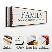 Load image into Gallery viewer, 8 Powerful Words Family Sign II