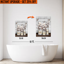 Load image into Gallery viewer, Upgrade Your 18x12 Inches 'Relax, Soak, Unwind' Canvas To 16x24 Inches