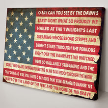 Load image into Gallery viewer, American Anthem Sign