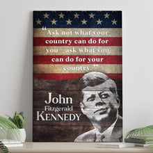 Load image into Gallery viewer, John F. Kennedy Inaugural Address Sign