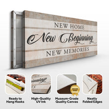 Load image into Gallery viewer, New Home New Beginning Sign VI
