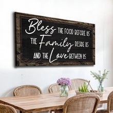Load image into Gallery viewer, Bless The Food Before Us And The Love Between Us Sign III