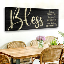 Load image into Gallery viewer, Bless The Food Before Us And The Love Between Us Sign VI
