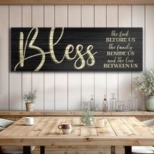 Load image into Gallery viewer, Bless The Food Before Us And The Love Between Us Sign VI