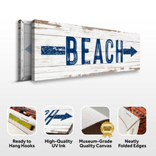 Load image into Gallery viewer, Shore Direction Arrow Beach Sign II