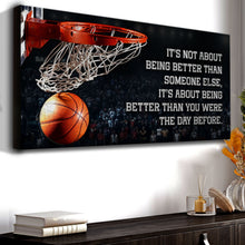 Load image into Gallery viewer, Motivation Basketball Wall Art