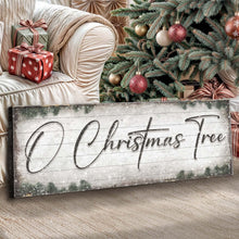 Load image into Gallery viewer, O Christmas Tree, Wood Christmas Sign