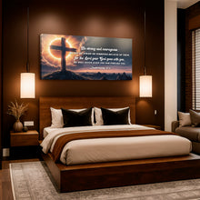 Load image into Gallery viewer, Deuteronomy 31:6 - He Will Never Leave Nor Forsake You Faith Sign