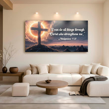 Load image into Gallery viewer, Philippians 4:13 - I Can Do All Things Through Christ Faith Sign