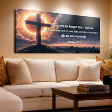 Load image into Gallery viewer, Matthew 19:6 - They Are No Longer Two But One Faith Sign