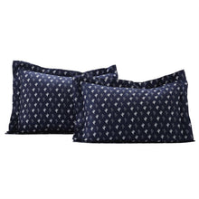 Load image into Gallery viewer, Navy White Stripes Llama Cactus Southwest 6 Piece Lightweight Daybed Cover Set
