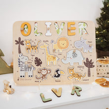 Load image into Gallery viewer, Name Board Jungle Theme