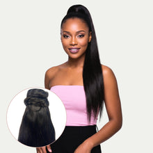 Load image into Gallery viewer, Natural Black 100% Human Hair Ponytail Extension