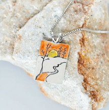 Load image into Gallery viewer, Sunset Over Tradition Creek Necklace